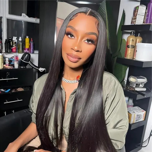 Clearance Sale 4x4 Lace Closure Straight Wig 100% Human Hair