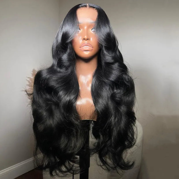 Ashimary Layered Cut 4x4 Transparent Lace Straight Wig 180% Density Butterfly Cut Human Hair