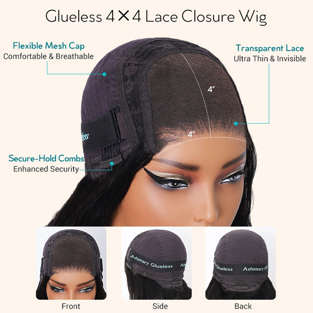 Flash Sale 6x6 T Part & 4x4 Lace Clsoure Wig For Women Human hair