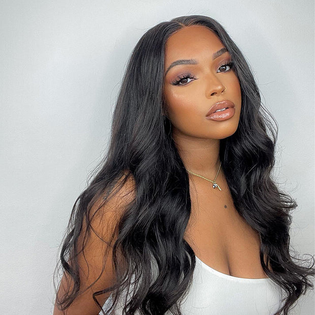 Flash Sale Body Wave 5x5 Lace Closure Wig Human Hair 150% Density