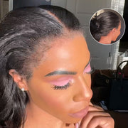 Flash Sale Upgrade Kinky Edges Hairline Invisi-Strap Cozy Snug Fit 360 Skin Lace Pre Everything Wigs