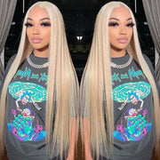 Flash Sale 613 Blonde 4x4 5x5 13x4 13x6 Transparent HD Lace Front Wigs