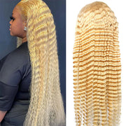Flash Sale 613 Blonde Transparent HD Lace Front Wigs 13*4 Frontal Brazilian Ashimary Human Hair