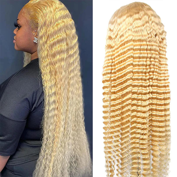 Flash Sale 613 Blonde Transparent HD Lace Front Wigs 13*4 Frontal Brazilian Ashimary Human Hair