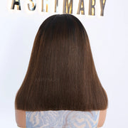 Chestnut Brown Soft Ombre Blend Pull Go 6x4.5 Lace