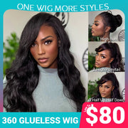 Mufidah Mukhtar 360 Invisi Strap Body Wave Wig1