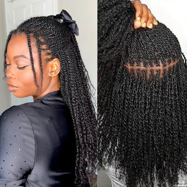 Afro Kinky Bulk Hair Extensions For Knotless Braids