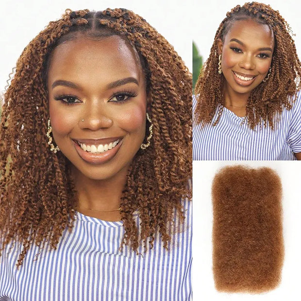 Afro Kinky Bulk Hair Extensions For Knotless Braids
