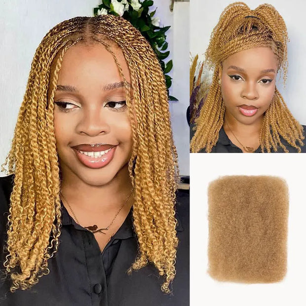 Afro Kinky Bulk Hair Extensions For Knotless Braids