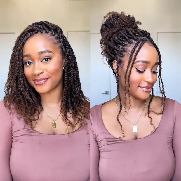 Afro Kinky Bulk Hair Extensions For Knotless Braids