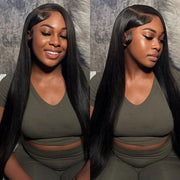 Ashimary 10x6 Parting Max HD Lace Glueless Single Grid Single Strand Wig Straight Wear & Go Wigs