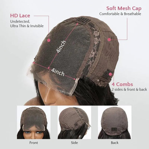 Flash Sale 4x4 Lace Clsoure & Jerry Curly Lace Closure 6x6x1 T-part Affordable Lace Closure Wig online For Women