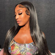 Ashimary 13x4 Lace frontal straight thick wig with highlight body wave wig $1 for a wig
