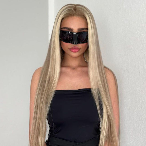 Flash Sale Blonde Balayage Highlight 13x4 Lace Frontal Human Hair Wigs Flash Sale 24hours