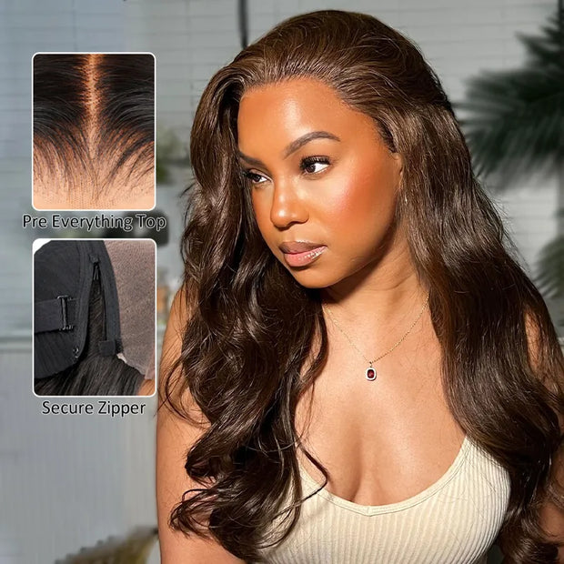 Ashimary PairUp Zippable Wig Highlight Body Wave