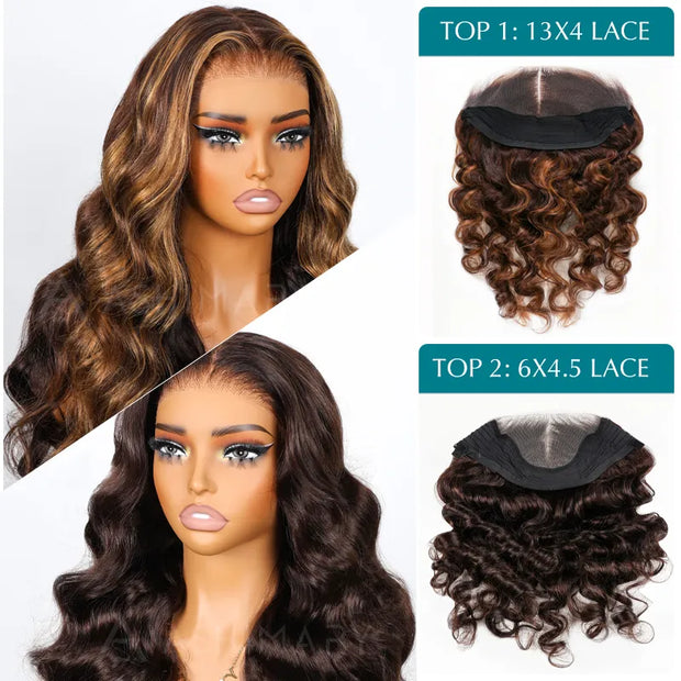 Ashimary PairUp Zippable Wig Highlight Body Wave