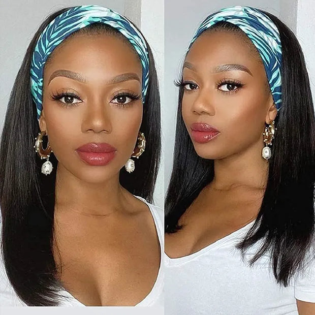 Flash Sale Ashimary Curly Virgin Hair Glueless Headband Wig Natural Color