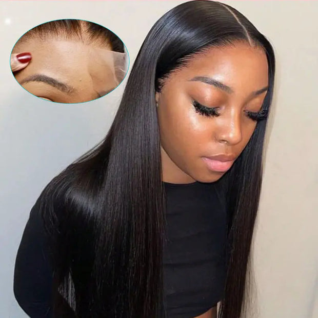 3 Wigs Set | 10x6 Pre-cut Lace Straight Wig + 4x4 Pre-cut Lace Yaki Straight Highlight Bob Wig + Invisi Strap 360 Lace Kinky Curly Wig with Pre-cut Lace