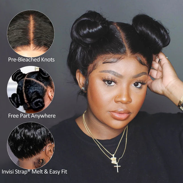 Lace wigs part anywhere top
