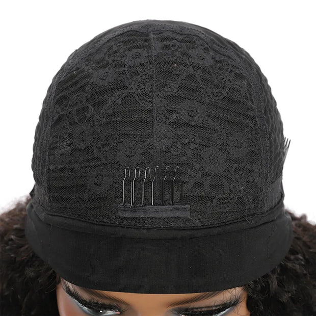 Flash Sale Ashimary Curly Virgin Hair Glueless Headband Wig Natural Color