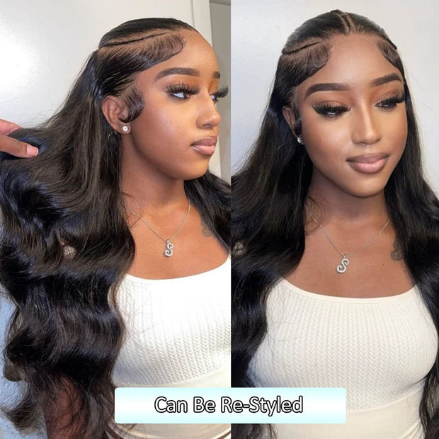 Pre-Braided Glueless Put On & Go 10x6 Parting Max Lace Frontal Wig Advance Baby Hair Pre-Everything Human Hair Braids Striahgt Hairstyle