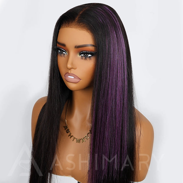 Peel & Tape  purple hair extension