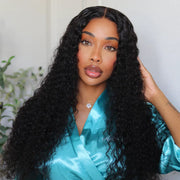 2 Wigs Set | Transparent 13x4 Lace Blonde Straight Wig + 10x6 Lace Water Wave Wig with Pre-cut Lace