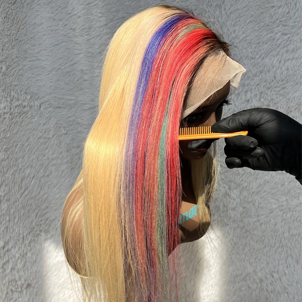 Blonde-With-Mix-Color-Silk-Straight-100_-Human-Hair-4x4-13x4-Transparent-Lace-Wig