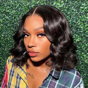Ashimary-0-Skill -Needed-V-Part-Glueless-Wig-short-Straight-Bob-Human-Hair