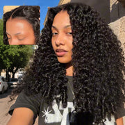 Burmese Curl 13x4 Lace Pull Go Wig Glueless Adjustable Cap Easy for Beginners Full Volume & Natural Edges