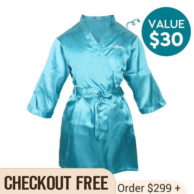 [Checkout FREE for order $299+] $30 Value Ashimary Comfortable & Silk Robe