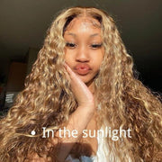 Flash Sale Highlight Piano Color 4x4 Lace Closure & 13x4/13x6 Lace Frontal Wig Brazilian Human Hair Luxurious Customization