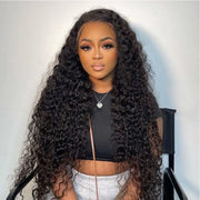 Clearance Sale Deep Wave 5*5 Glueless Lace Closure Wig