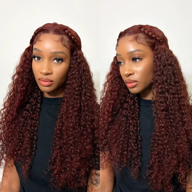 Flash Sale Reddish Brown Invisi-Strap 360 Skin Lace Frontal Glueless Wig