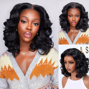 Glam Curls Bob Wig Pull Go 6x4.5 Lace 