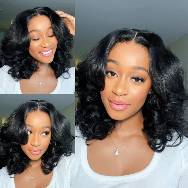Glam Curls Bob Wig Pull Go 6x4.5 Lace 