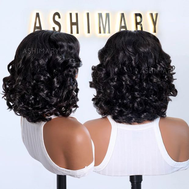 Glam Curls Bob Wig Pull Go 6x4.5 Lace 