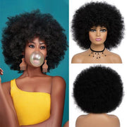Glueless-Afro-Curly-Wig-Short-Fluffy-Human-Hair-For-Black-Women