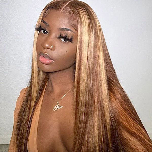 Highlight-Straight-Highlight-Honey-Blonde-Lace-Wig-Straight-Human-Hair-Wig-13x4-HD-Lace-Front-Wig