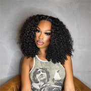 3Wigs = $189 | Highlight Color Glueless Headband Wig+Pixie Short Lace Wig+Kinky Curly Glueless Bob Wig