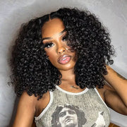 4x4 Lace Clsoure & 6x6 T Part Lace Jerry Curly Lace Closure Wig online For Women