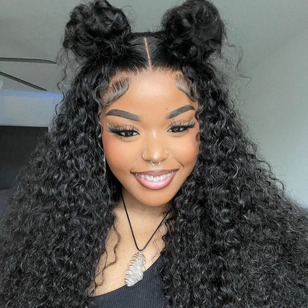 Jerry  Curly 360 Lace Front Wig 100 Human Hair For Women