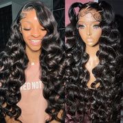 13x6 full lace hd lace frontal loose wave human hair full look wig Ashimary.com