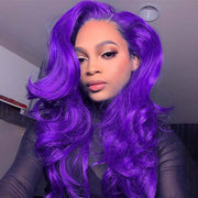 Luscious-Vibrant-Purple-Color-55-134-Transparent-Lace-Wig-Body-Wave-Huma-Hair