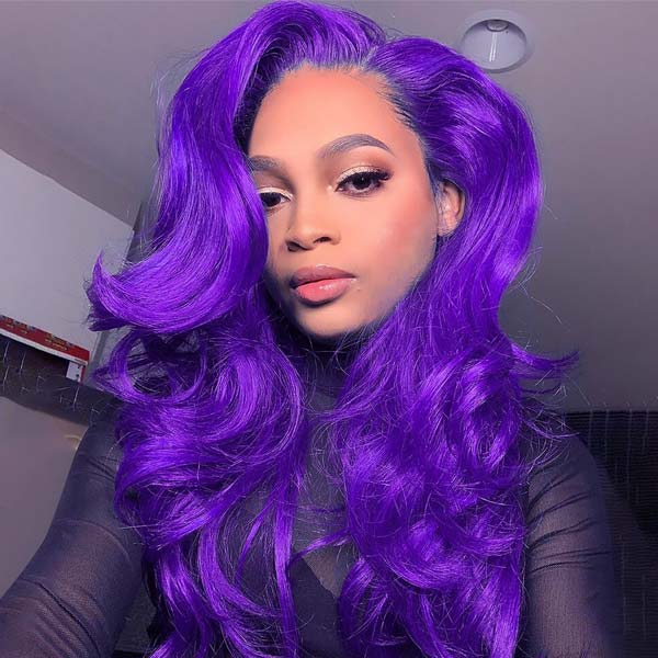 Luscious-Vibrant-Purple-Color-55-134-Transparent-Lace-Wig-Body-Wave-Huma-Hair