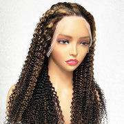 Pre-Plucked-Balayage-Black-Blonde-Highlights-13x4-HD-Transparent-Lace-Frontal-Wigs