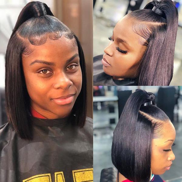 Pre-Styled-Ponytail-Glueless-Straight-5x5-Undetectable-Lace-Wig-What-You