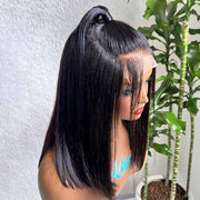 Pre-Styled-Ponytail-Glueless-Straight-5x5-Undetectable-Lace-Wig-What-You-See- Is-What-You-Get