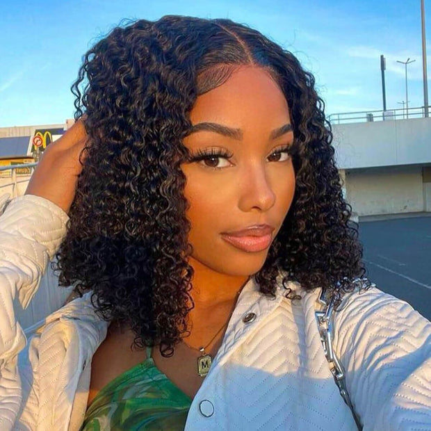 3Wigs = $189 | Glueless 4x4 Lace Closure Straight Wig + Bob Glueless 4x4 Lace Closure Kinky Curly Wig + Highlight 4/27 Bob Glueless Curly Wig