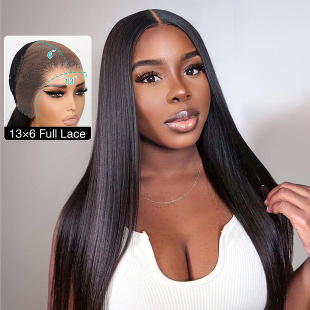 Flash Sale 13x6 & 10x6 Parting Max Pre Everything Glueless Wear Go Wig Single Grid Single Strand All Texture 100% Human Hair